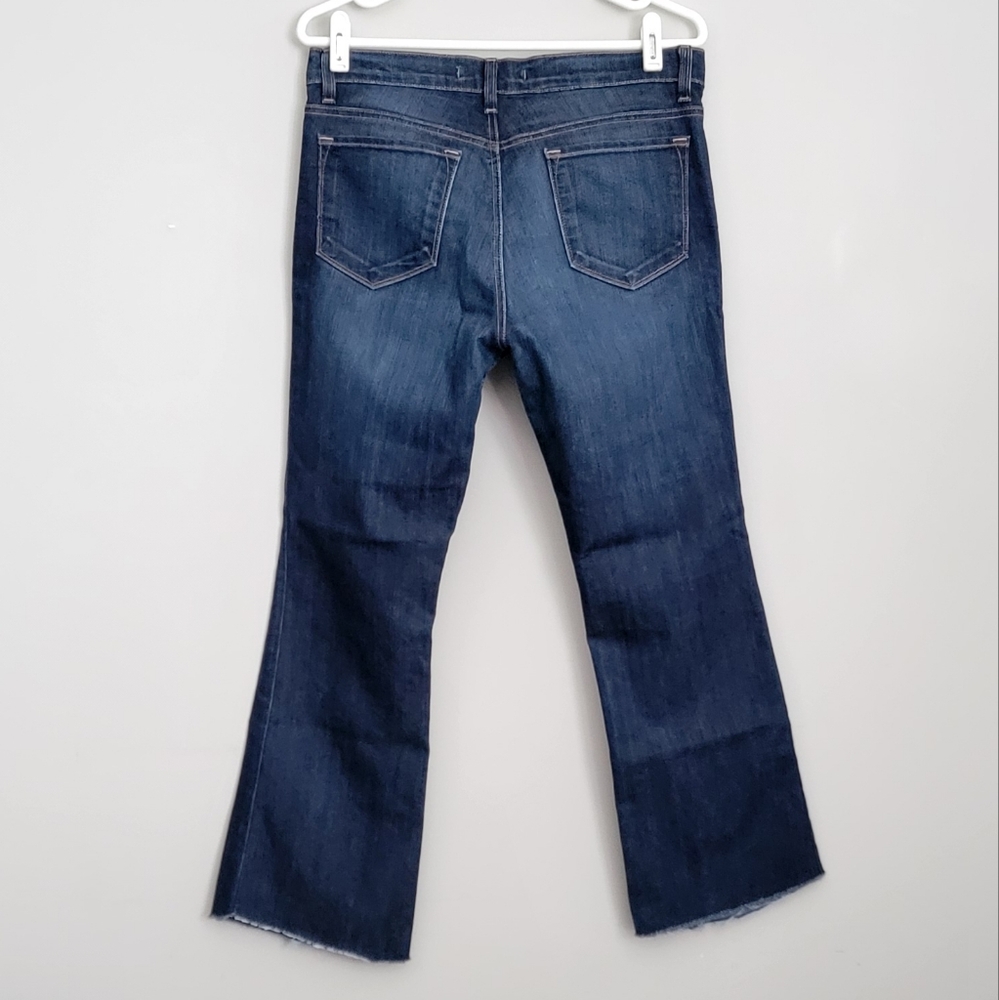 J Brand Jeans Cropped Flared Dark Blue Ankle. - Picture 2 of 5